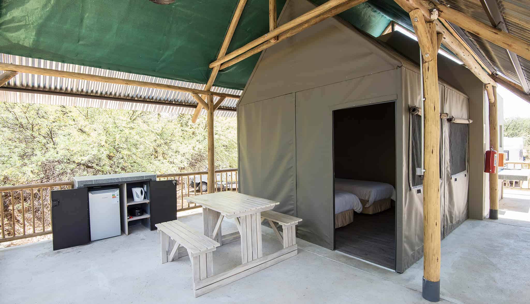 Luxury Tent | Twin | Self-Catering Accommodation In Windhoek | Arebbusch Travel Lodge