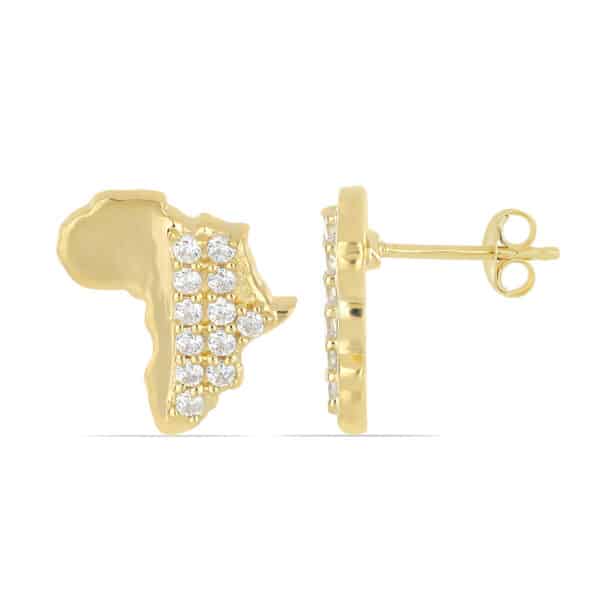 African Continent Earrings | African Memories Collection | Arebbusch Market