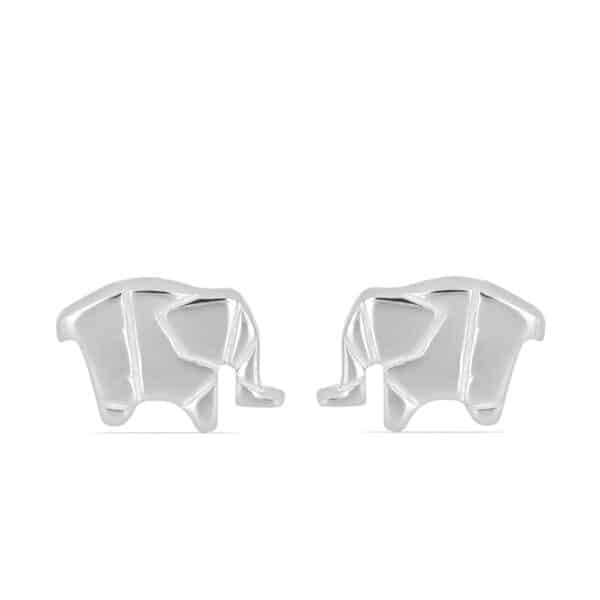 Origami Elephant Earrings | African Memories Collection | Arebbusch Market